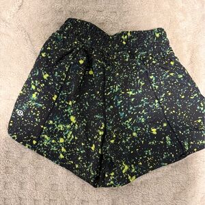 Lululemon track that me shorts size 6